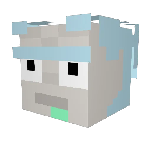 jesusdekilla Minecraft avatar head, 3D render
