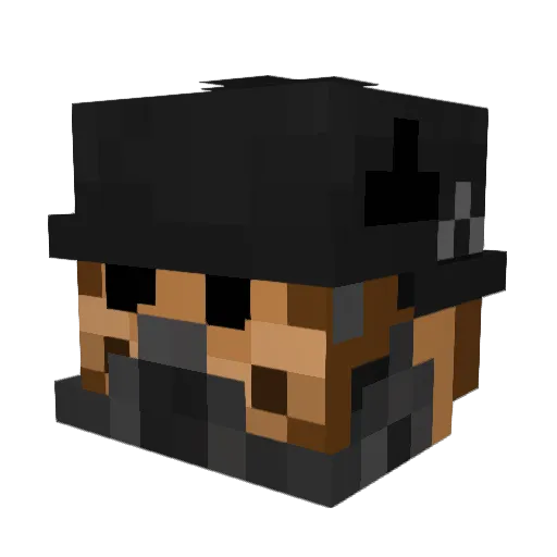 jesusdmp8 Minecraft avatar head, 3D render