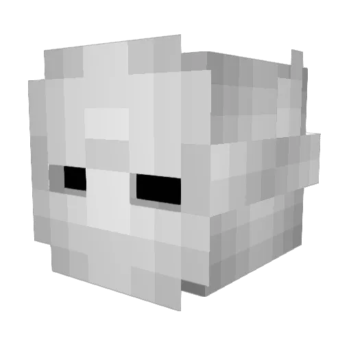 jesusdood Minecraft avatar head, 3D render