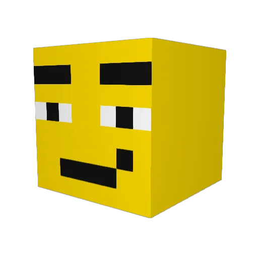 jesusfonk26 Minecraft avatar head, 3D render
