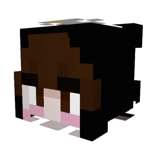 jesusisachicken Minecraft avatar head, 3D render