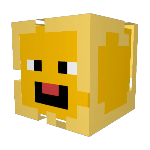 jesusjim Minecraft avatar head, 3D render