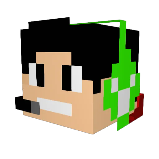jesusmjj Minecraft avatar head, 3D render