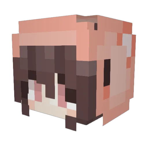 jesusurlord Minecraft avatar head, 3D render