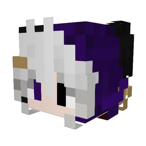 jesxtter Minecraft avatar head, 3D render