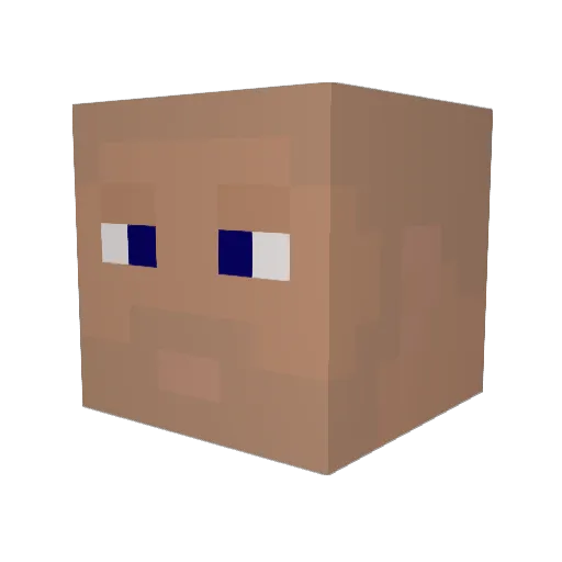 jet_kid Minecraft avatar head, 3D render