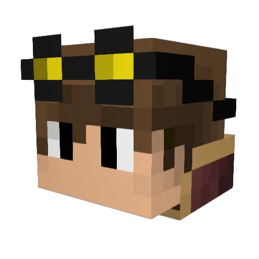 jet_scout Minecraft avatar head, 3D render