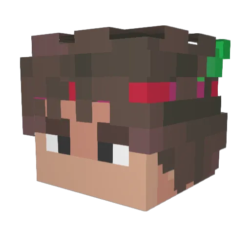 jetfire232 Minecraft avatar head, 3D render