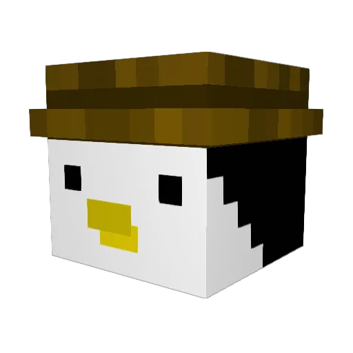 jetmyron Minecraft avatar head, 3D render