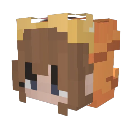 jetski330 Minecraft avatar head, 3D render
