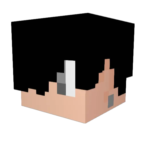 jett0609 Minecraft avatar head, 3D render