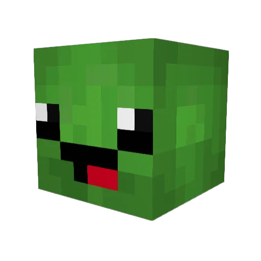 jettsens Minecraft avatar head, 3D render