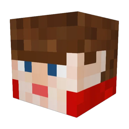 jettydabeast Minecraft avatar head, 3D render