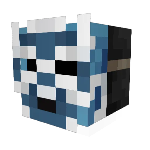 jetzki13 Minecraft avatar head, 3D render