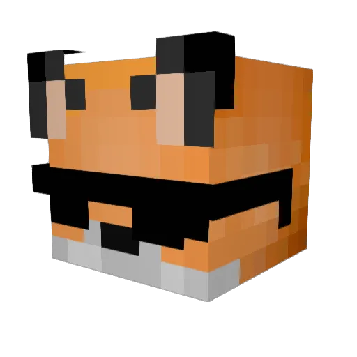 jewelfixpro Minecraft avatar head, 3D render