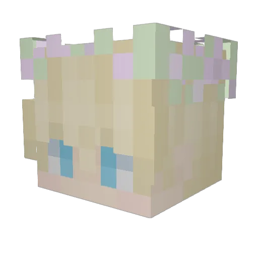 jex89 Minecraft avatar head, 3D render