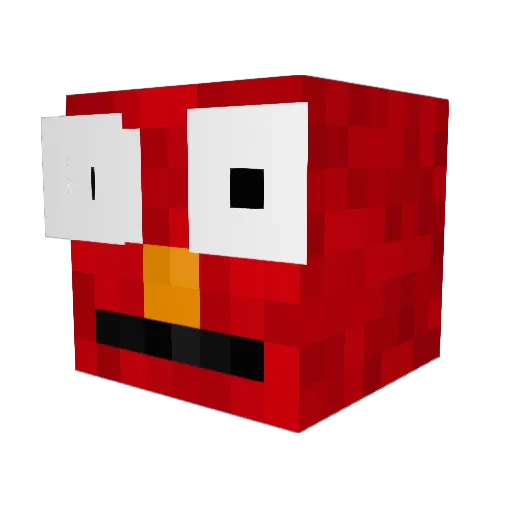 jexhood Minecraft avatar head, 3D render