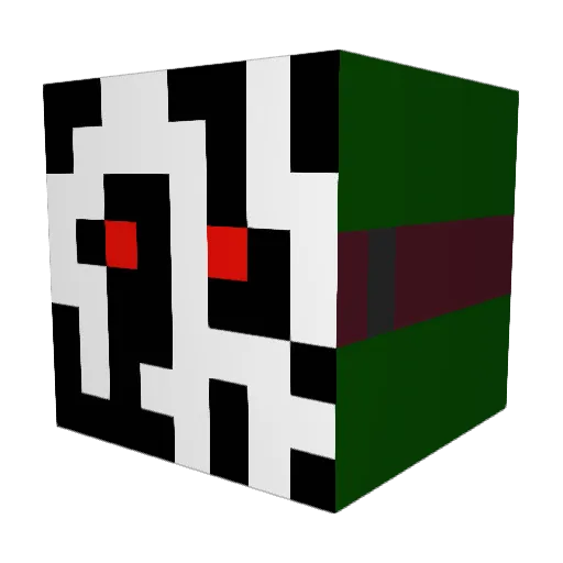jez789 Minecraft avatar head, 3D render