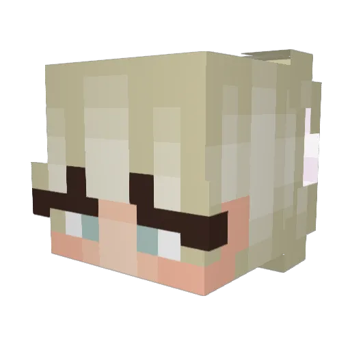 jfc517 Minecraft avatar head, 3D render