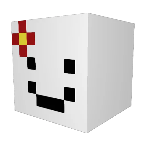 jfehey Minecraft avatar head, 3D render