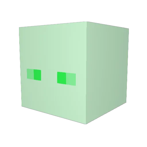 jffee2 Minecraft avatar head, 3D render