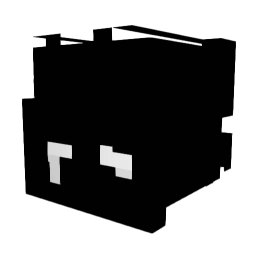 jfia Minecraft avatar head, 3D render