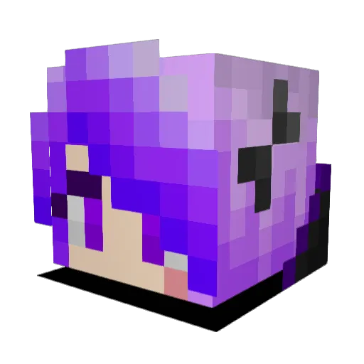 jfisker Minecraft avatar head, 3D render