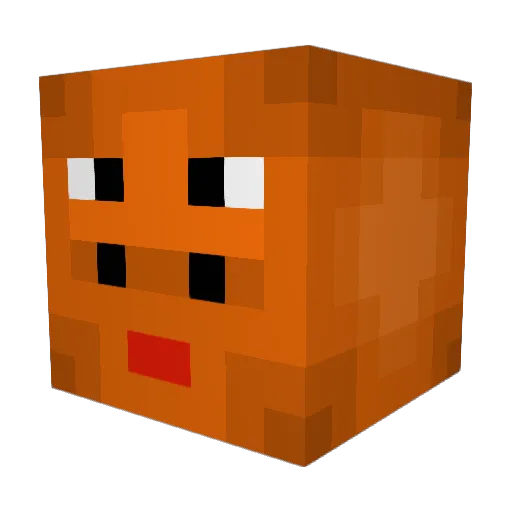jfpunk Minecraft avatar head, 3D render