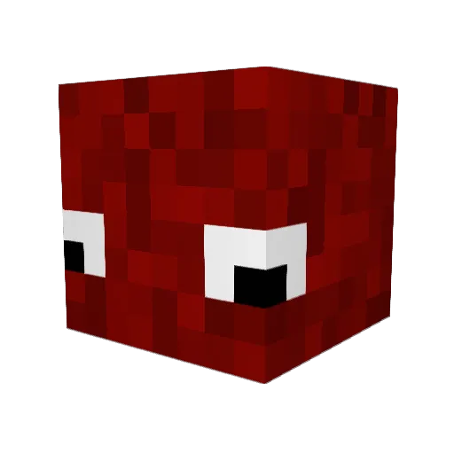 jfqx Minecraft avatar head, 3D render