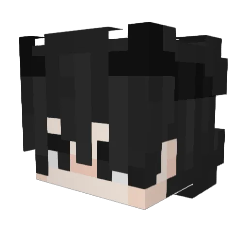 jfttl Minecraft avatar head, 3D render