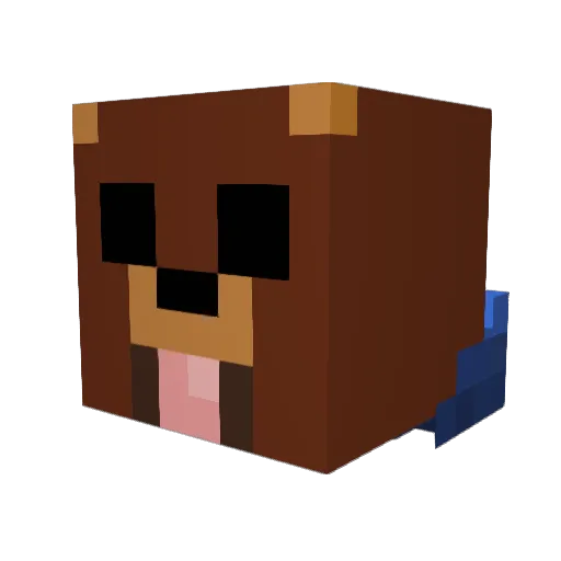 jfuentes15 Minecraft avatar head, 3D render