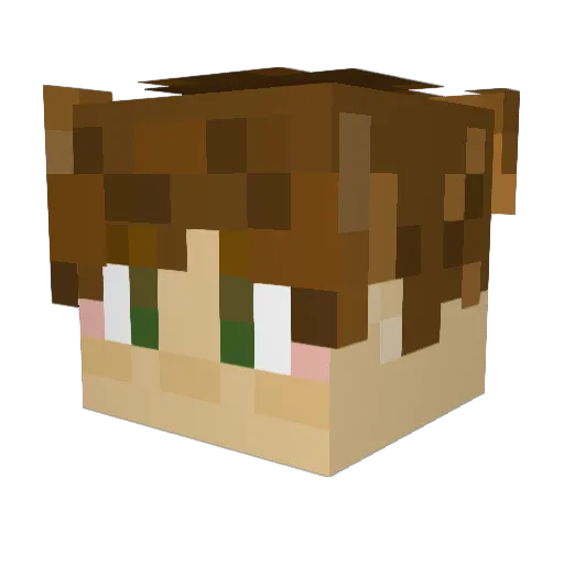 jg4047 Minecraft avatar head, 3D render