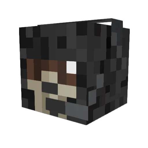 jg_aragao Minecraft avatar head, 3D render