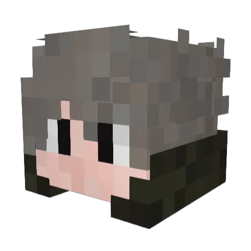 jgab666 Minecraft avatar head, 3D render