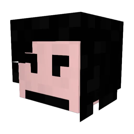 jgamester Minecraft avatar head, 3D render