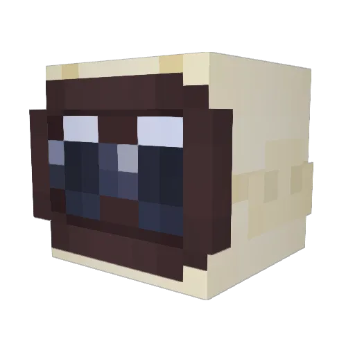 jgd25211 Minecraft avatar head, 3D render