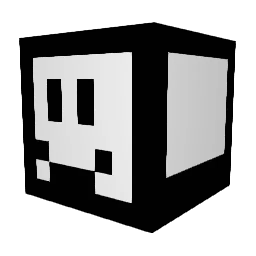 jgiav Minecraft avatar head, 3D render