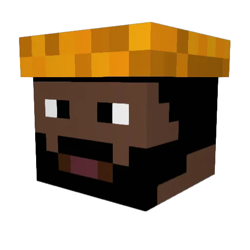 jgkdgk Minecraft avatar head, 3D render