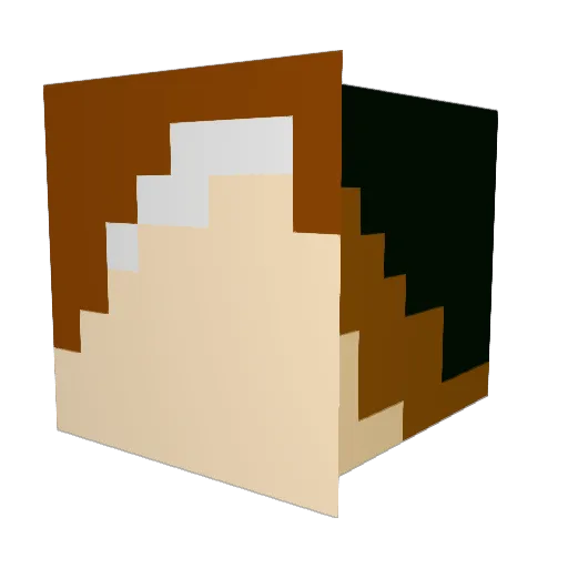 jglatt Minecraft avatar head, 3D render
