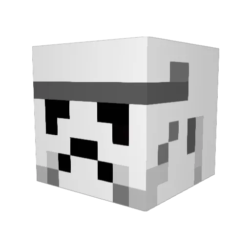 jgoosdh Minecraft avatar head, 3D render
