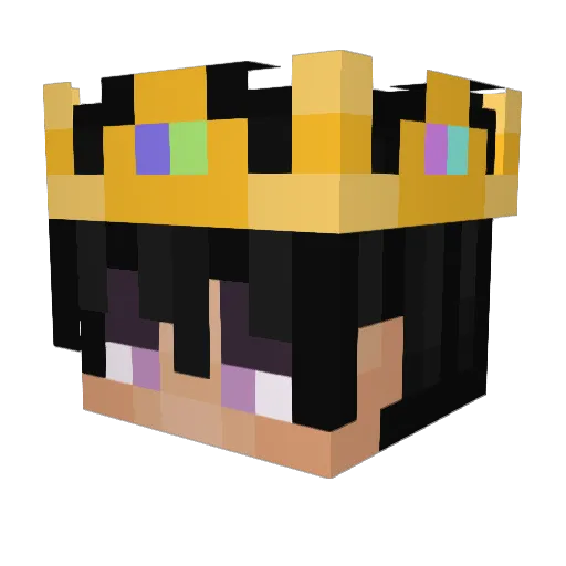 jgpunch Minecraft avatar head, 3D render