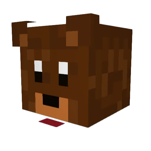 jgrizz04 Minecraft avatar head, 3D render