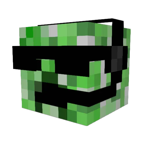 jgw333 Minecraft avatar head, 3D render