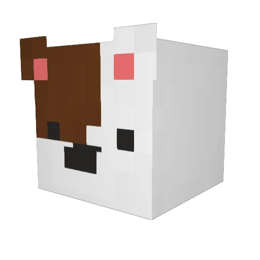 jh300550 Minecraft avatar head, 3D render