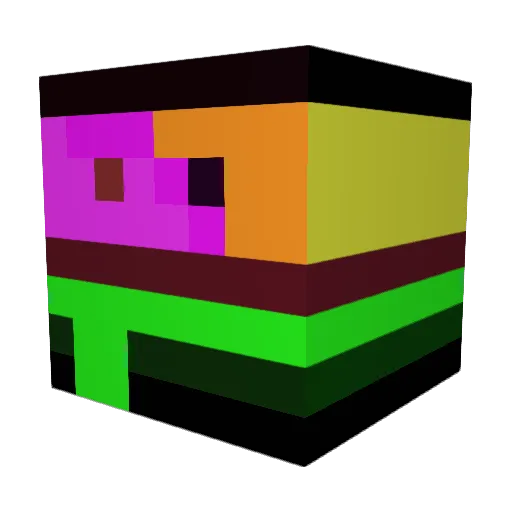jh316 Minecraft avatar head, 3D render