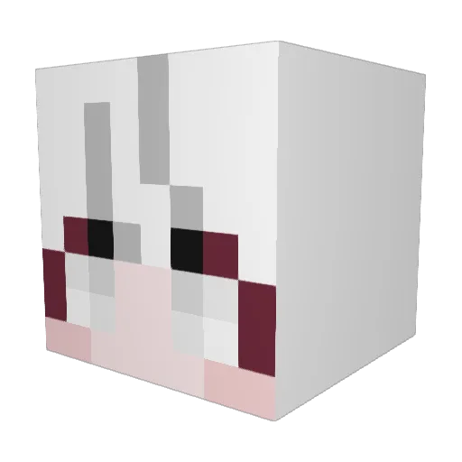 jh42999 Minecraft avatar head, 3D render