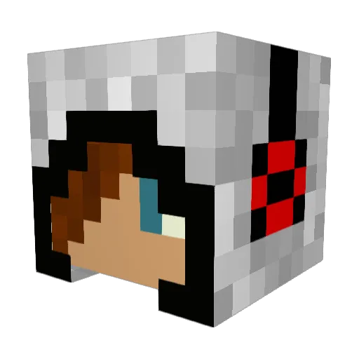 jh8910 Minecraft avatar head, 3D render