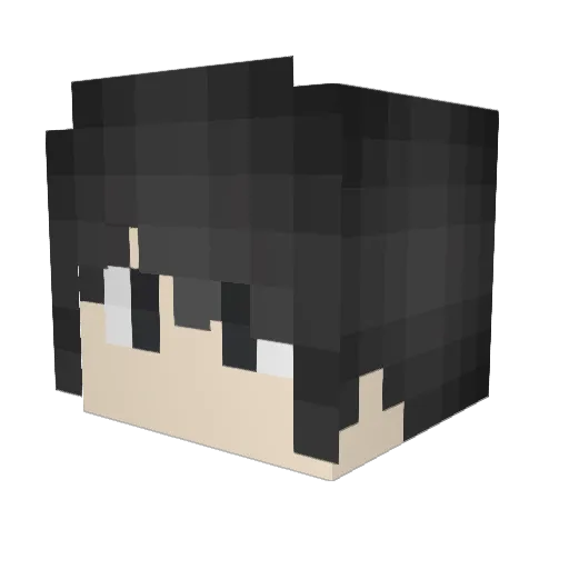 jh_xiaoshi Minecraft avatar head, 3D render