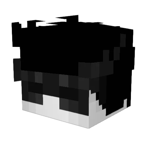 jhance_ Minecraft avatar head, 3D render