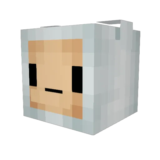 jhazesnooty Minecraft avatar head, 3D render